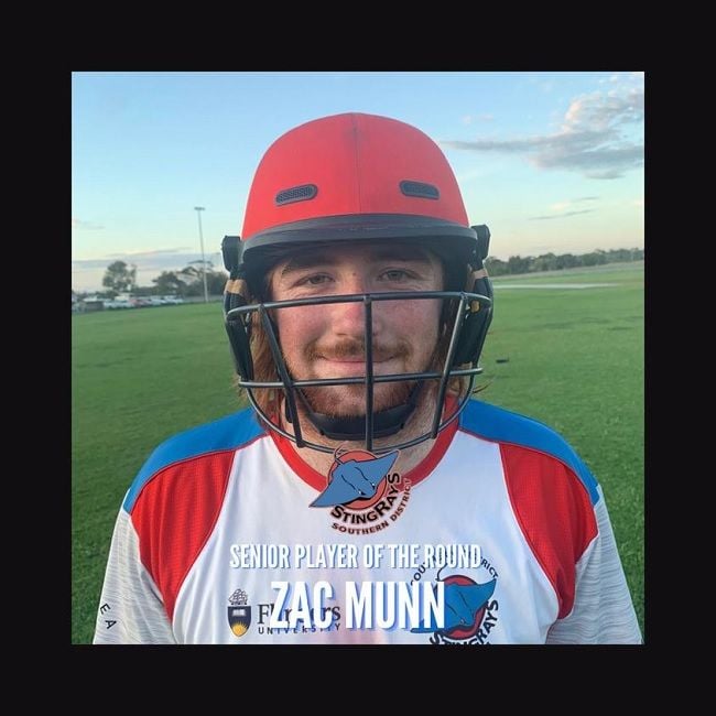 SENIOR PLAYER OF THE ROUND 3 ZAC MUNN SENIOR PLAYER OF THE ROUND 3 ZAC MUNN